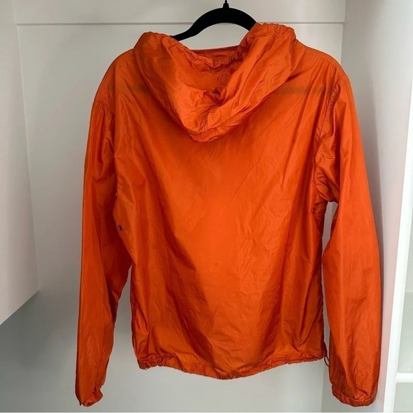 VINCE Orange Hooded Windbreaker Jacket SZ S - Picture 4 of 7
